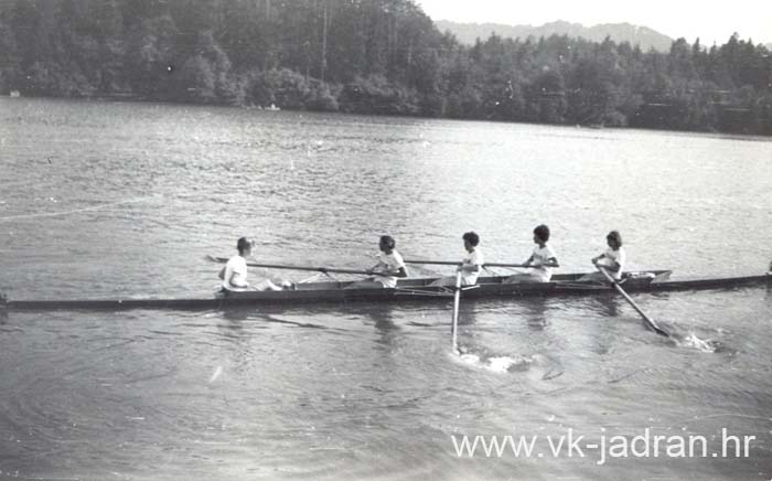Maribor 19 7 1964 S. Medic K Jakasa J Dobrovic N Colic prvakinje jug