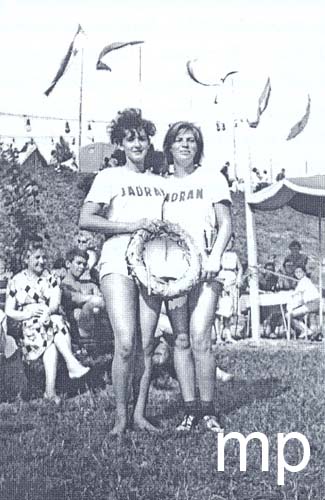 Prvakinje u natjecanju dvojca na parice, Maribor 1964.